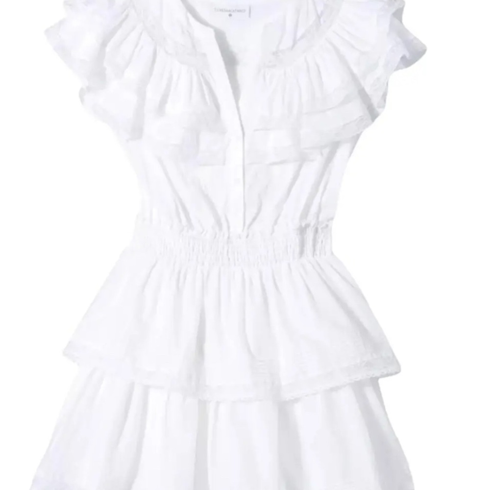 LoveShackFancy Target White Ruffled Dress